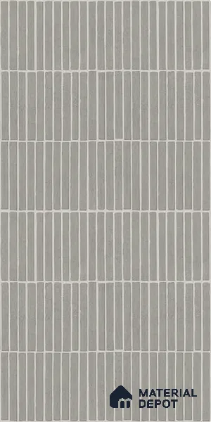 Grey Highlighter Wall Tile TL 06738 F Gravier Smokestone Concrete Etch 4 ft x 2 ft Vitrified Carving Matte Finish - 9 mm | Suitable For Bathroom, Accent/Feature Wall, Balcony