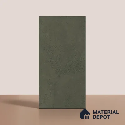 Green Stone Floor & Wall Tile TL 06738 G Gravier Verdant Haze 4 ft x 2 ft Vitrified Carving Matte Finish - 9 mm | 8 Random Design | Suitable for Living Room, Bedroom, Bathroom
