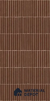 Brown Highlighter Wall Tile TL 06738 N Gravier Emberstone Concrete Etch 4 ft x 2 ft Vitrified Carving Matte Finish - 9 mm | Suitable For Bathroom, Accent/Feature Wall, Balcony