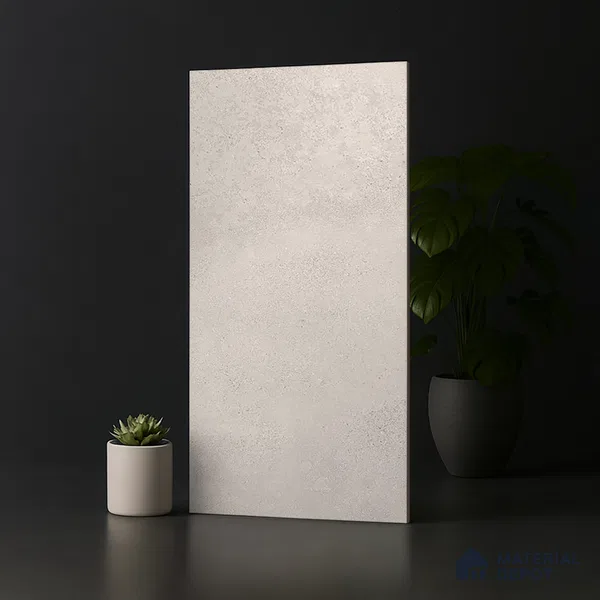 Grey Stone Floor & Wall Tile TL 06738 O Gravier Riverstone Concrete 4 ft x 2 ft Vitrified Carving Matte Finish - 9 mm | 8 Random Design | Suitable for Living Room, Bedroom, Bathroom