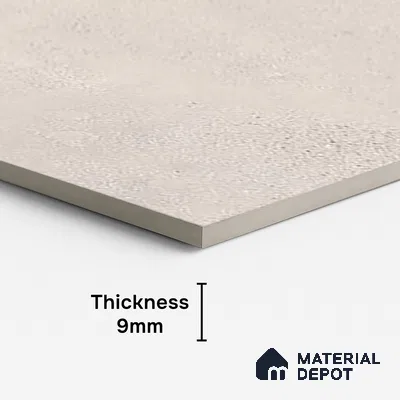 Grey Stone Floor & Wall Tile TL 06738 O Gravier Riverstone Concrete 4 ft x 2 ft Vitrified Carving Matte Finish - 9 mm | 8 Random Design | Suitable for Living Room, Bedroom, Bathroom