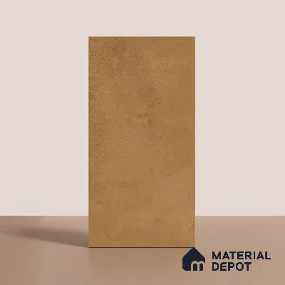 Brown Stone Floor & Wall Tile TL 06738 S Gravier Desertstone Concrete 4 ft x 2 ft Vitrified Carving Matte Finish - 9 mm | 8 Random Design | Suitable for Living Room, Bedroom, Bathroom