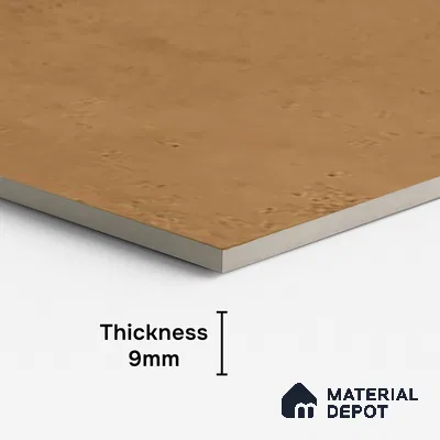 Brown Stone Floor & Wall Tile TL 06738 S Gravier Desertstone Concrete 4 ft x 2 ft Vitrified Carving Matte Finish - 9 mm | 8 Random Design | Suitable for Living Room, Bedroom, Bathroom