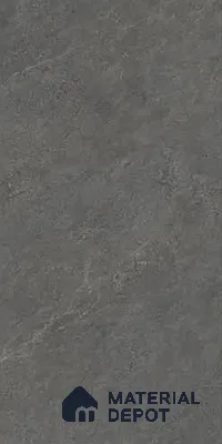 Grey Stone Floor & Wall Tile TL 06739 E Gravier Cosmic Obsidian 4 ft x 2 ft Vitrified Carving Matte Finish - 9 mm | 8 Random Design | Suitable for Living Room, Bedroom, Bathroom