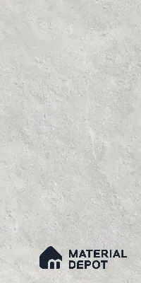 Grey Stone Floor & Wall Tile TL 06739 I Gravier Stellar Bianco 4 ft x 2 ft Vitrified Carving Matte Finish - 9 mm | 8 Random Design | Suitable for Living Room, Bedroom, Bathroom