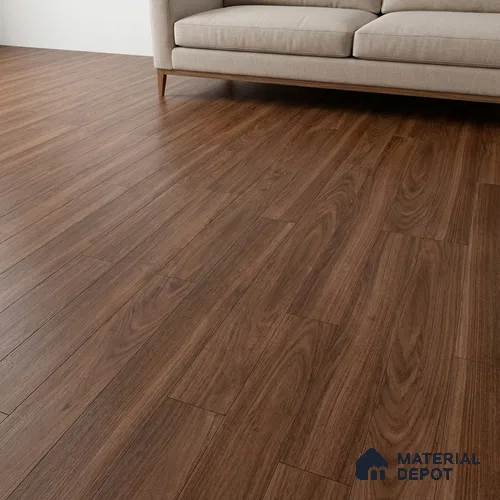 Brown Wood Floor Tile TL 06741 Gravier Mystic Barkwood 1200x195 mm Vitrified Carving Matte Finish - 9 mm | 12 Random Design | Suitable for Living Room, Bedroom, Bathroom | 2-3 mm Spacer is Mandatory