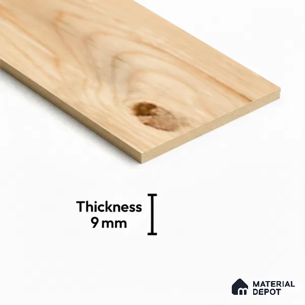 Brown Wood Floor Tile TL 06742 B Gravier Heritage Cream 1200x195 mm Vitrified Carving Matte Finish - 9 mm | 6 Random Design | Suitable for Living Room, Bedroom, Bathroom | 2-3 mm Spacer is Mandatory