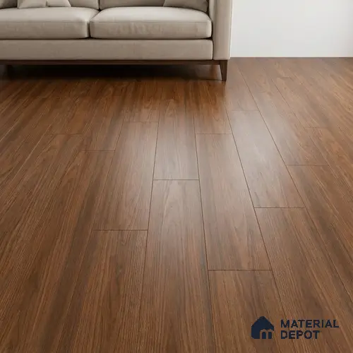 Brown Wood Floor Tile TL 06743 B Gravier Golden Serenade 1200x195 mm Vitrified Carving Matte Finish - 9 mm | 9 Random Design | Suitable for Living Room, Bedroom, Bathroom | 2-3 mm Spacer is Mandatory