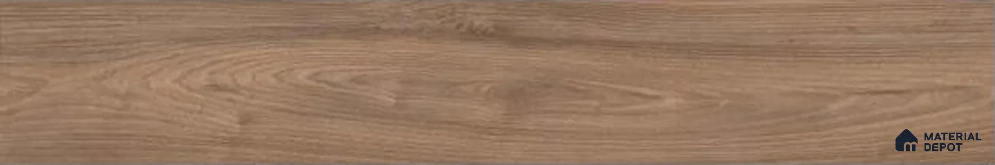 Brown Wood Floor Tile TL 06743 C Gravier Earthen Serenade 1200x195 mm Vitrified Carving Matte Finish - 9 mm | 9 Random Design | Suitable for Living Room, Bedroom, Bathroom | 2-3 mm Spacer is Mandatory