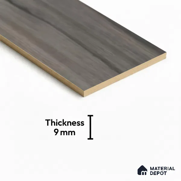 Grey Wood Floor Tile TL 06744 B Gravier Heritage Verde 1200x195 mm Vitrified Carving Matte Finish - 9 mm | 12 Random Design | Suitable for Living Room, Bedroom, Bathroom | 2-3 mm Spacer is Mandatory