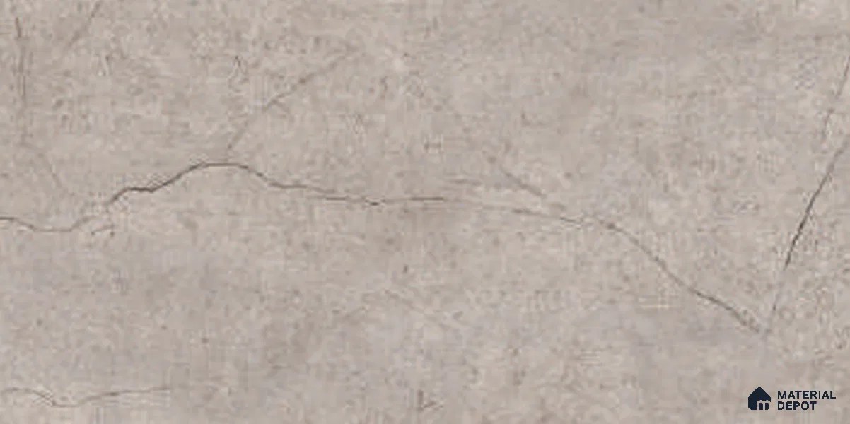 Grey Marble Wall Tile TL 06757 B Lustra Aegean Ash 2 ft x 1 ft Ceramic Carving Glossy Finish - 9 mm | | Suitable for Living Room, Bedroom, Bathroom