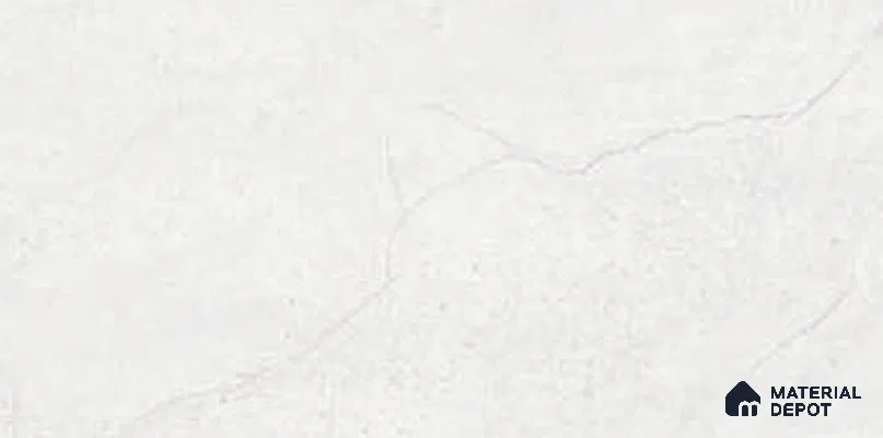 White Marble Wall Tile TL 06757 Lustra Aegean White 2 ft x 1 ft Ceramic Carving Glossy Finish - 9 mm |  | Suitable for Living Room, Bedroom, Bathroom