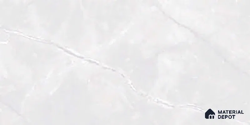 White Marble Wall Tile TL 06758 Lustra Urban Ice 2 ft x 1 ft Ceramic Glossy Finish - 9 mm |  | Suitable for Living Room, Bedroom, Bathroom