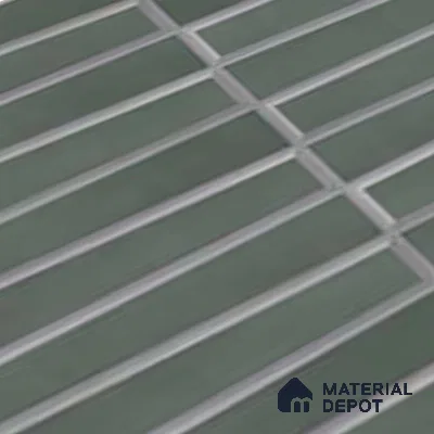 Faux Subway Wall Tile TL 06767 Lustra Verdant Canopy 2 ft x 1 ft Ceramic Carving Satin Finish - 9 mm | Suitable For Kitchen, Bathroom, Dining Area | Please Expect a Slight Variation of Pattern