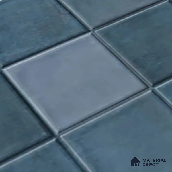 Subway Wall Tile TL 06768 F Lustra Midnight Matrix 2 ft x 1 ft Ceramic Glossy Finish - 9 mm | Suitable for Bathroom, Kitchen Backsplash | Please Expect a Slight Variation of Pattern
