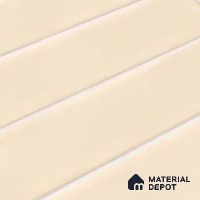 Faux Subway Look Glossy Finish Cream Ceramic Wall Tile | TL 06769 C 2 ft x 1 ft - 9 mm | Suitable For Kitchen & Bathroom