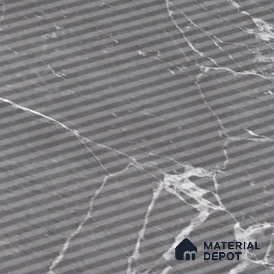 Marble Wall Tile TL 06781 Terra Mirage HL2 2 ft x 1 ft Dark Grey Ceramic Glossy Finish Highlighter Tile - 9 mm | Ideal for Living Room, Bathroom, Kitchen
