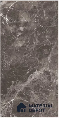 Marble Emperador Wall & Floor Tile TL 06803 C Espresso Brown 4 ft x 2 ft High Gloss Finish Vitrified Tile - 9 mm | 4 Random Designs | Suitable For Living Room, Bedroom, Dining
