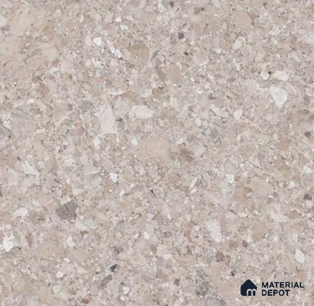 Brown Stone Floor Tile TL 06819 Lustra Clouded Taupe 2 ft x 2 ft Vitrified Carving Matte Finish - 12 mm | 4 Random Design | Suitable for Living Room, Bedroom, Bathroom
