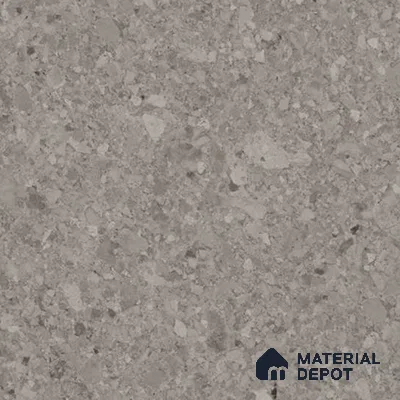Grey Stone Floor Tile TL 06820 Lustra Fossil Drift 2 ft x 2 ft Vitrified Carving Matte Finish - 12 mm | 4 Random Design | Suitable for Living Room, Bedroom, Bathroom