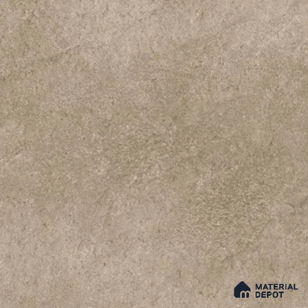 Brown Cement Floor Tile TL 06823 Lustra Rustic Clay 2 ft x 2 ft Vitrified Carving Matte Finish - 12 mm | 4 Random Design | Suitable for Living Room, Bedroom, Bathroom