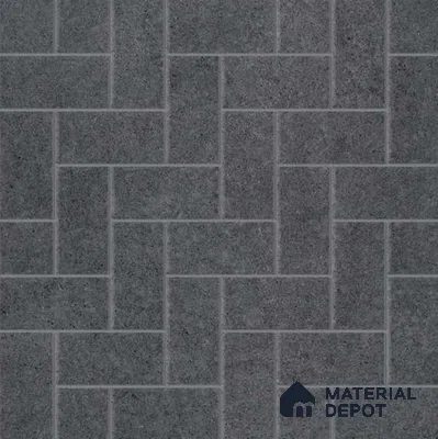 Grey Stone Floor Tile TL 06826 Lustra Stormline Grey 2 ft x 2 ft Vitrified Carving Matte Finish - 12 mm | Suitable for Living Room, Bedroom, Bathroom