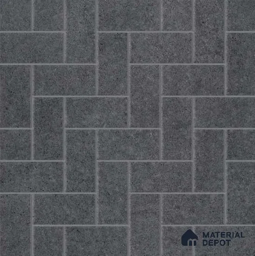 Grey Stone Floor Tile TL 06826 Lustra Stormline Grey 2 ft x 2 ft Vitrified Carving Matte Finish - 12 mm | Suitable for Living Room, Bedroom, Bathroom