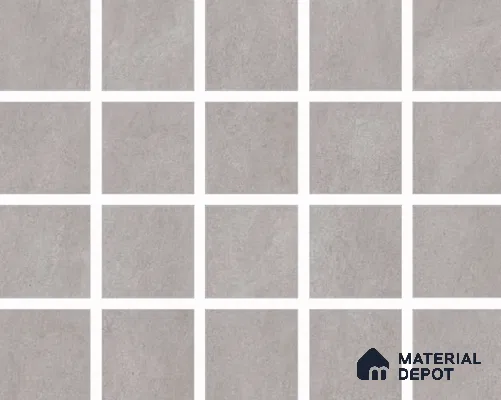 Stone Floor Tile TL 06834 D Canyon Oxford Grey 2 ft x 2 ft Matte Finish Vitrified Tile - 9 mm | 20 Random Design  | Suitable For Bathroom, Terrace & Balcony