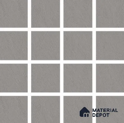 Stone Floor Tile TL 06835 B Vesta Ash Grey 2 ft x 2 ft Matte Finish Vitrified Tile - 9 mm | 16 Random Design  | Suitable For Bathroom, Terrace & Balcony