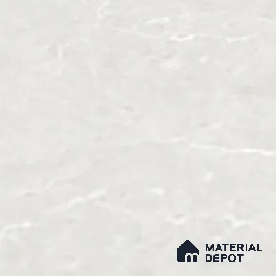 Marble Floor & Wall Tile TL 06840 Lustra Iberian Silver 6 ft x 4 ft Carving High Gloss Finish Vitrified Large Format Tile - 9 mm | Suitable for Living Room, Bedroom, Bathroom | Adhesive and Spacers Must be Used During Installation