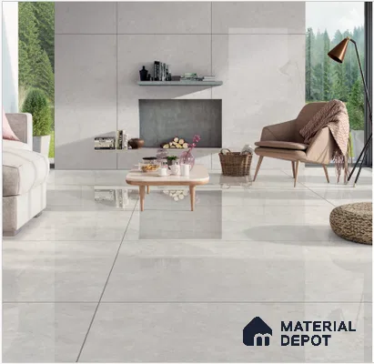 Marble Floor Tile TL 06850 B Lustra Sahara Veil 6 ft x 4 ft Carving High Gloss Finish Vitrified Large Format Tile - 15 mm | Suitable for Living Room, Bedroom, Bathroom | Adhesive and Spacers Must be Used During Installation
