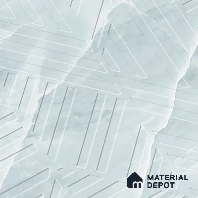 Punch Onyx Wall & Floor Tile TL 06874 Ice Blue 4 ft x 2 ft Matte Finish Vitrified Tile - 9 mm | 6 Random Designs | Suitable for Living Room, Dining, Feature / Accent Walls