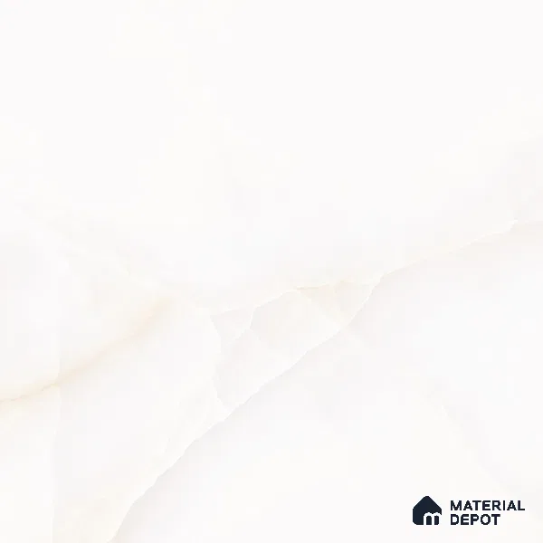 Marble Onyx Wall & Floor Tile TL 06883 Off-White 4 ft x 2 ft Matte Finish Vitrified Tile - 9 mm | 6 Random Designs | Suitable For Living Room, Bedroom, Kitchen
