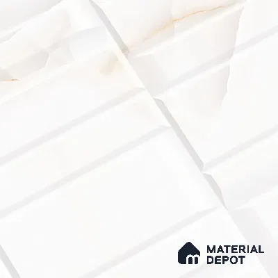 Marble & Punch Highlighter Onyx Wall Tile TL 06884 Off-White 4 ft x 2 ft Matte Finish Vitrified Tile - 9 mm | 6 Random Designs | Suitable for Living Room, Dining, Feature / Accent Walls