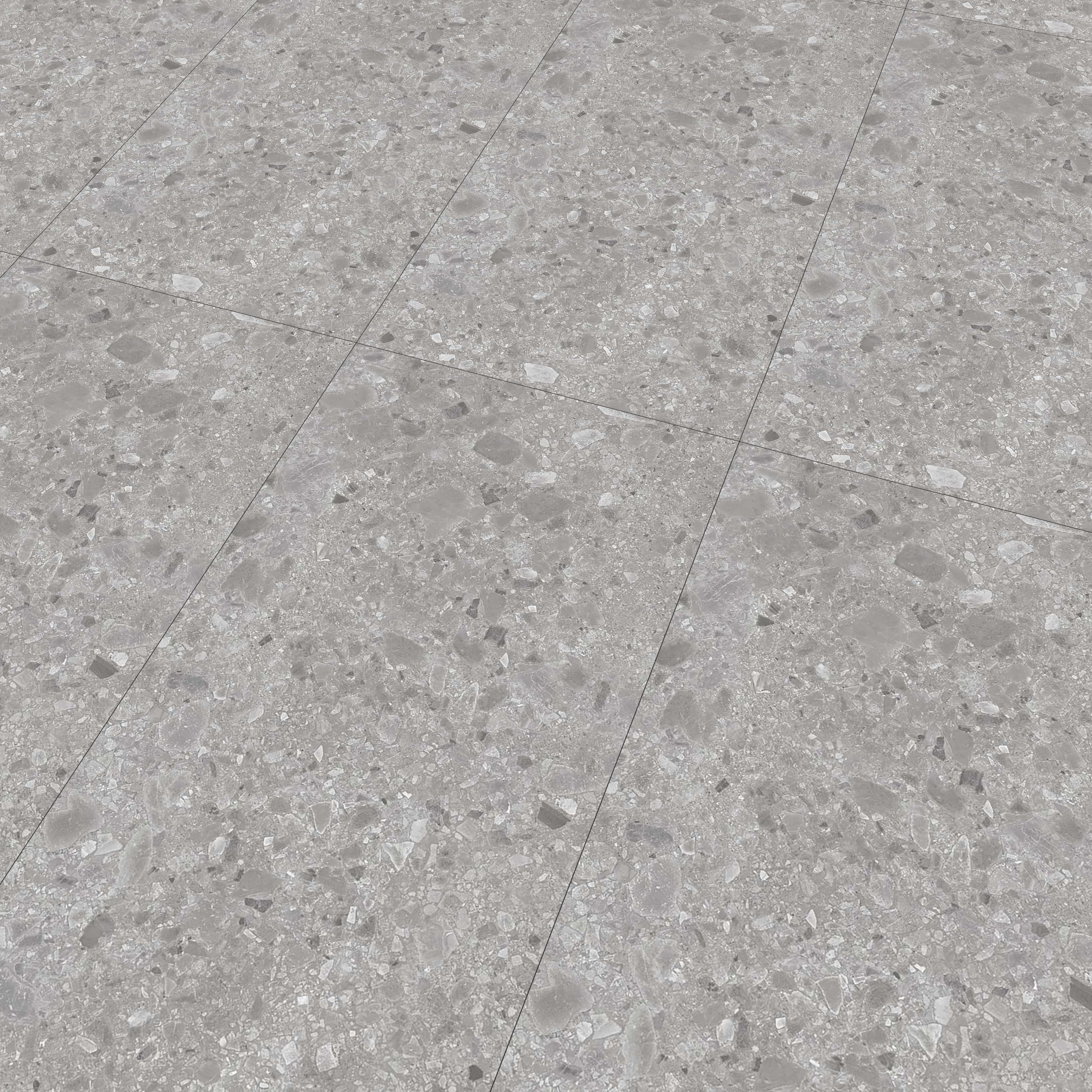 Grey Stone Floor & Wall Tile TL 06889 Prestige Ceppo Gris 2 ft x 4 ft Vitrified Carving Matte Finish - 9 mm | 4 Random Design | Suitable for Living Room, Bedroom, Bathroom
