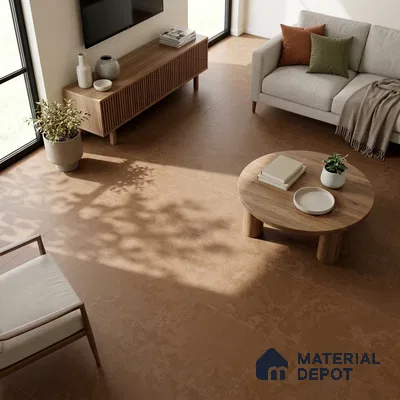 Brown Rustic Wall & Floor Tile TL 06890   2 ft x 4 ft Vitrified Carving Matte Finish - 9 mm | 4 Random Design | Suitable for Living Room, Bedroom, Bathroom