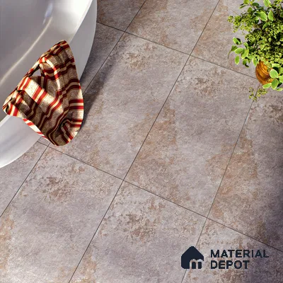 Grey Stacked Stone Floor & Wall Tile TL 06891 Prestige Arfine Slaty 2 ft x 4 ft Vitrified Carving Matte Finish - 9 mm | 8 Random Design | Suitable for Living Room, Bedroom, Bathroom