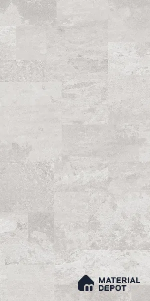 Grey Stone Floor & Wall Tile TL 06897 Prestige Evardo Bianco 2 ft x 4 ft Vitrified Carving Matte Finish - 9 mm | 4 Random Design | Suitable for Living Room, Bedroom, Bathroom