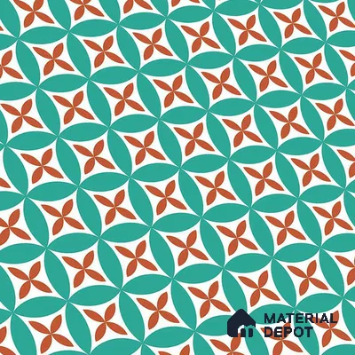 Blue Wall & Floor Tile TL 06905   2 ft x 2 ft Vitrified Carving Matte Finish - 9 mm | Suitable for Living Room, Bedroom, Bathroom
