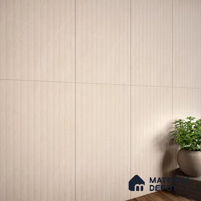 Punch Crema Marfil Wall & Floor Tile TL 06910 Sand Beige 4 ft x 2 ft Matte Finish Vitrified Tile - 9 mm | 6 Random Designs | Suitable for Living Room, Dining, Feature / Accent Walls