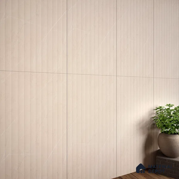 Punch Crema Marfil Wall & Floor Tile TL 06910 Sand Beige 4 ft x 2 ft Matte Finish Vitrified Tile - 9 mm | 6 Random Designs | Suitable for Living Room, Dining, Feature / Accent Walls