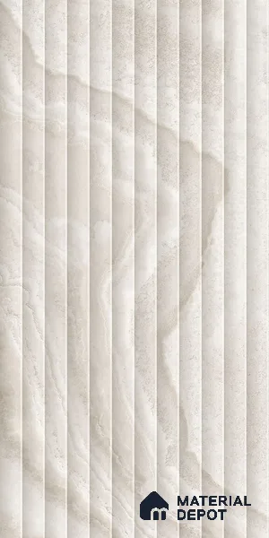 Punch Onyx Wall & Floor Tile TL 06913 Sand Beige 4 ft x 2 ft Matte Finish Vitrified Tile - 9 mm | 8 Random Designs | Suitable for Living Room, Dining, Feature / Accent Walls