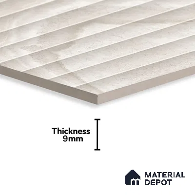 Punch Onyx Wall & Floor Tile TL 06913 Sand Beige 4 ft x 2 ft Matte Finish Vitrified Tile - 9 mm | 8 Random Designs | Suitable for Living Room, Dining, Feature / Accent Walls