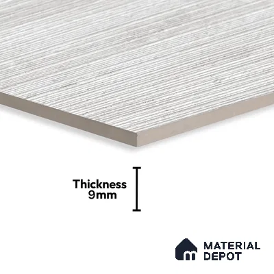 Punch Grey Marble Wall Tile TL 06921 Prestige 2 ft x 4 ft Vitrified Carving Matte Finish - 9 mm | 6 Random Design | Suitable for Living Room, Bathroom & Office