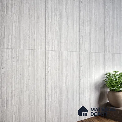 Punch Grey Marble Wall Tile TL 06921 Prestige 2 ft x 4 ft Vitrified Carving Matte Finish - 9 mm | 6 Random Design | Suitable for Living Room, Bathroom & Office