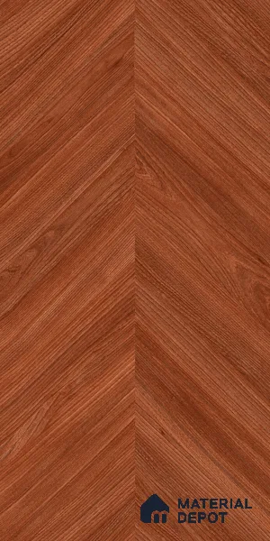Brown Wood Floor Tile TL 06927 2 ft x 4 ft Vitrified Carving Matte Finish - 9 mm | Suitable for Living Room, Bedroom, Bathroom
