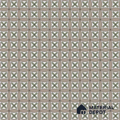 Grey Wall & Floor Tile TL 06933 2 ft x 2 ft Vitrified Carving Matte Finish - 9 mm | Suitable for Living Room, Bedroom, Bathroom