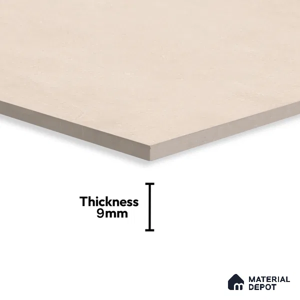Beige Rustic Wall & Floor Tile TL 06937 2 ft x 4 ft Vitrified Carving Matte Finish - 9 mm | 6 Random Design | Suitable for Living Room, Bedroom, Bathroom
