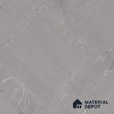 Grey Marble Floor Tile TL 06965   1 ft x 1 ft Ceramic Carving Matte Finish - 9 mm | Suitable for Living Room, Bedroom, Bathroom