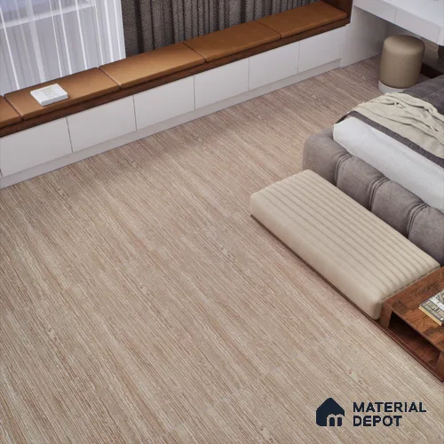 Punch Brown Rustic Wall Tile TL 06968 2 ft x 4 ft Vitrified Carving Matte Finish - 9 mm | 6 Random Design | Suitable for Living Room, Bathroom & Office